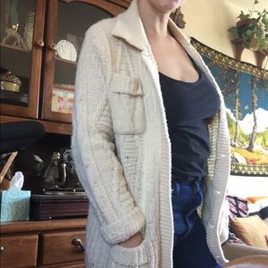 Vintage Pendelton cream sweater